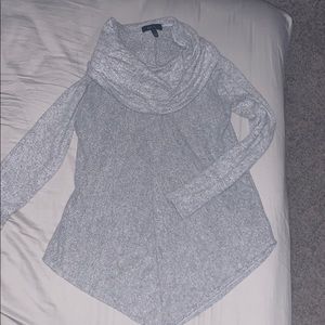 Gray Long Sleeve Turtleneck